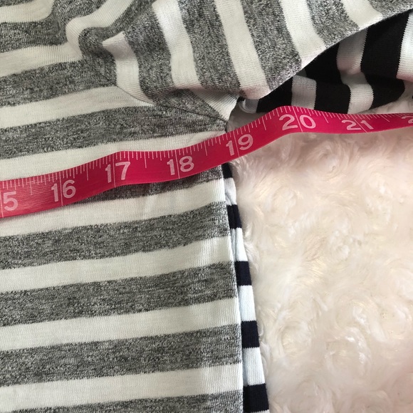 J. Crew Boat Neck Striped 3/4 Sleeve Tops - Picture 4 of 8